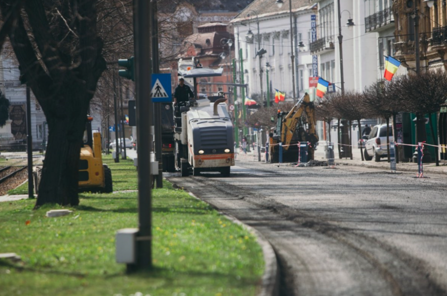 Şantierele deschise în municipiu şi judeţ merg mai departe