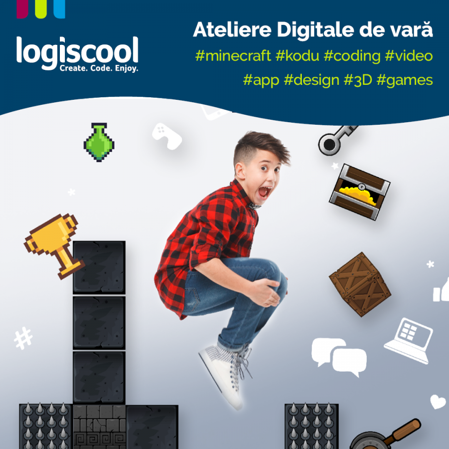 Logiscool lanseaza cursurile de programare pentru copii în vacanta de vara