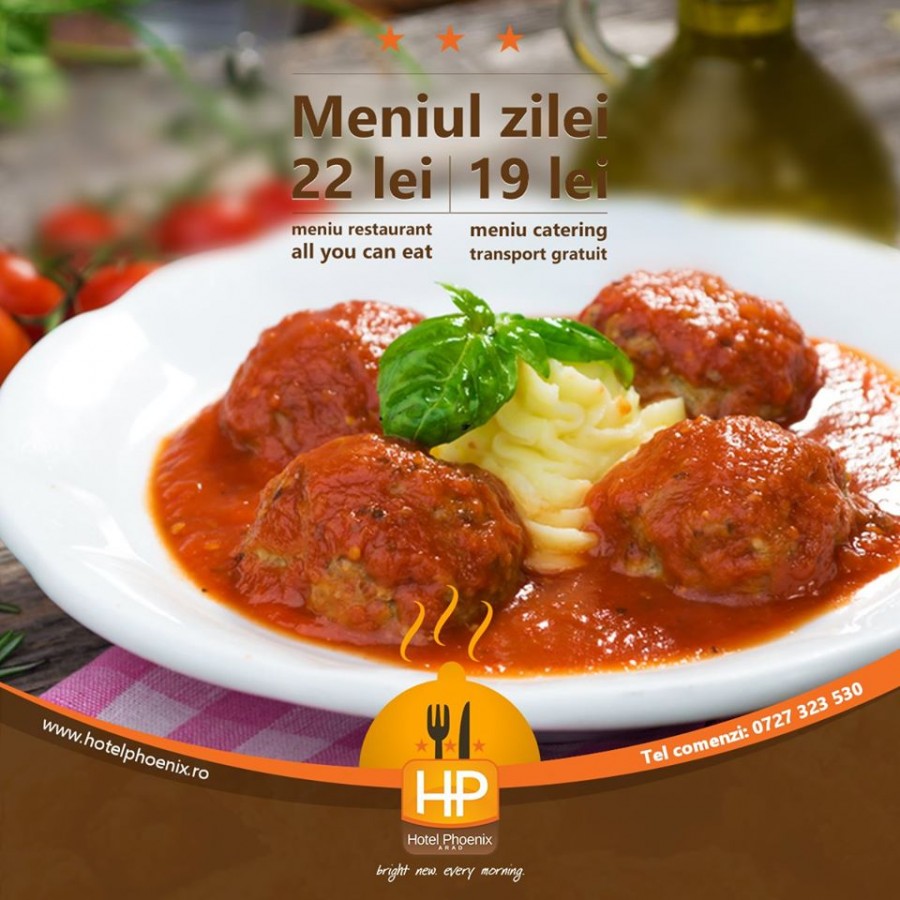 Hotel Phoenix - Meniul Zilei all you can eat chiar pe terasă