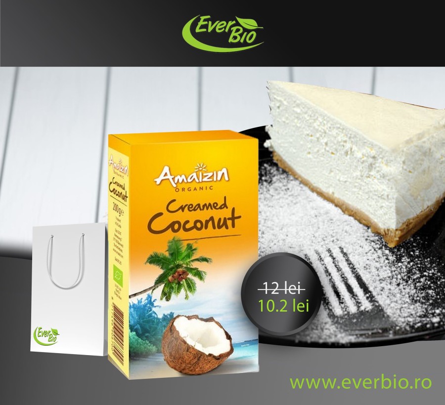 Cu EVERBIO trăiești sănătos! AMAIZIN ECO CREMA DE COCOS 200G