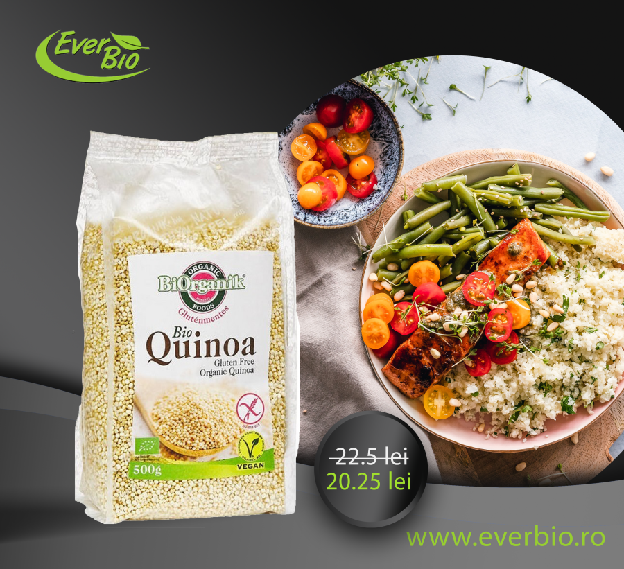 Sănătate şi nutriție - Quinoa organică de la Everbio