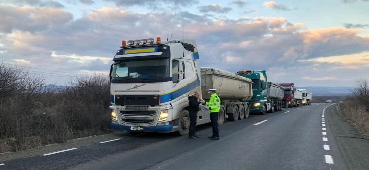 Razie în rândul transportatorilor de marfă