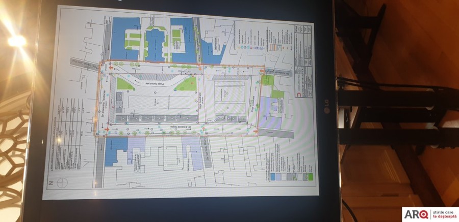 Restricţii de circulaţie în Piaţa Catedralei: timp de opt luni se închide traficul pe mai multe tronsoane                                                  