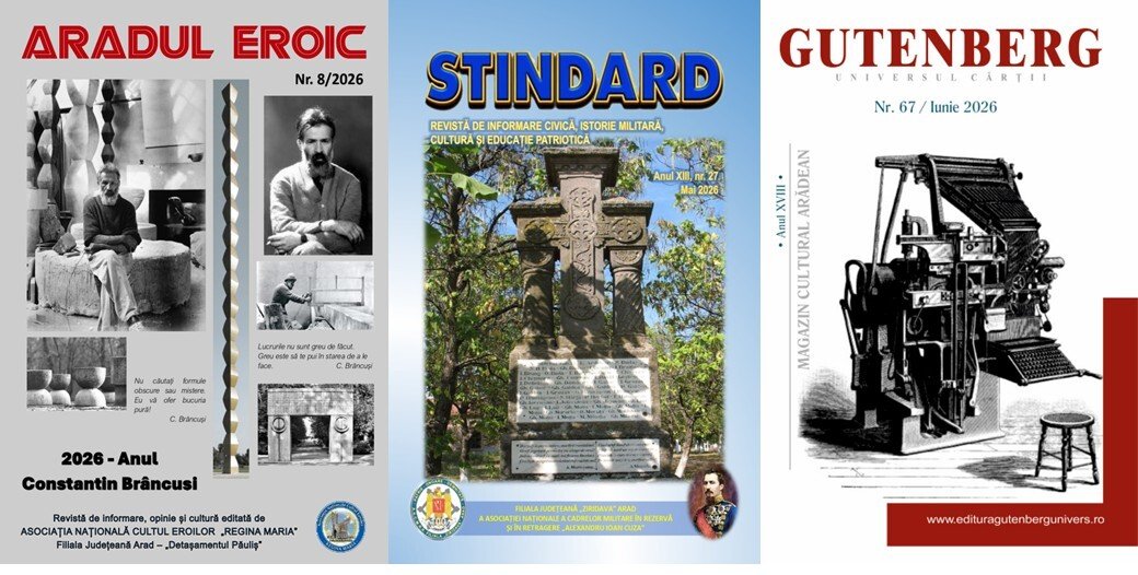 Iunie publicistic la Arad: istorie și cultură în trei reviste recent apărute