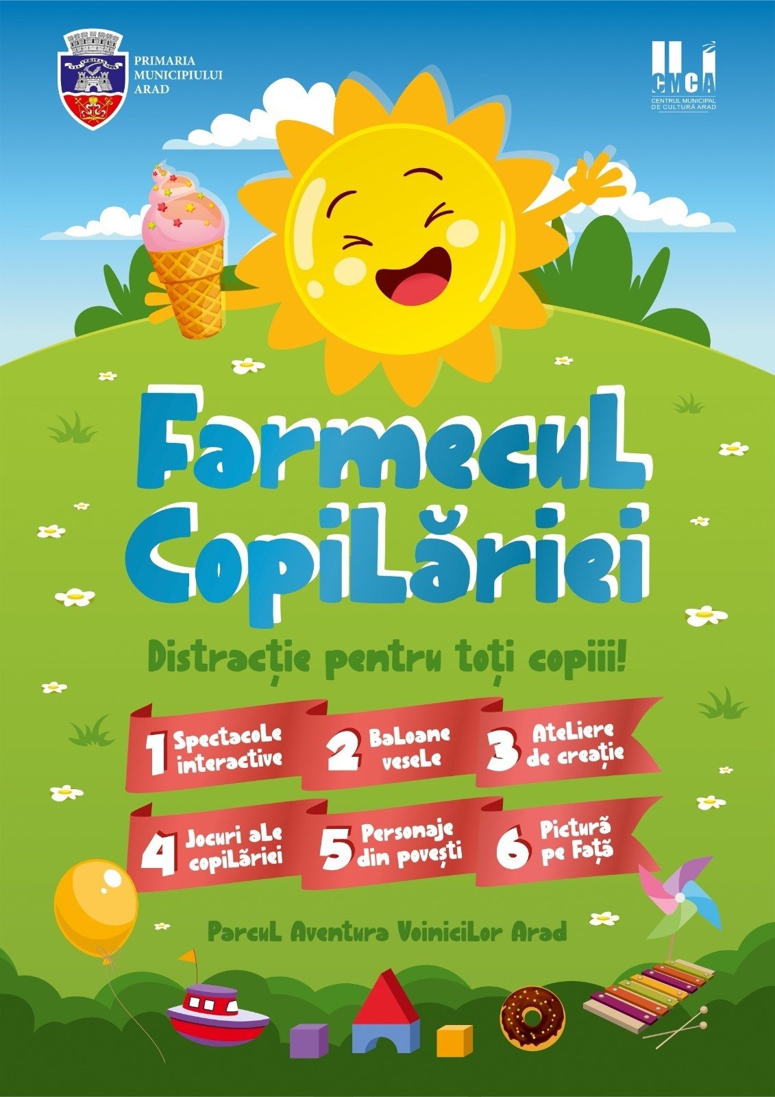 O după-amiază dedicată copiilor, la „Farmecul Copilăriei”