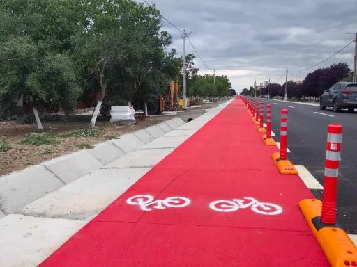 Cermei are o pistă de biciclete de 435 de metri, dată de CJ Arad