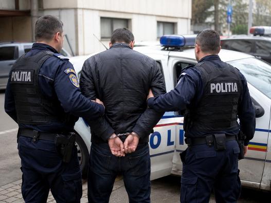 Scandal cu un agent de pază și o mașină distrusă
