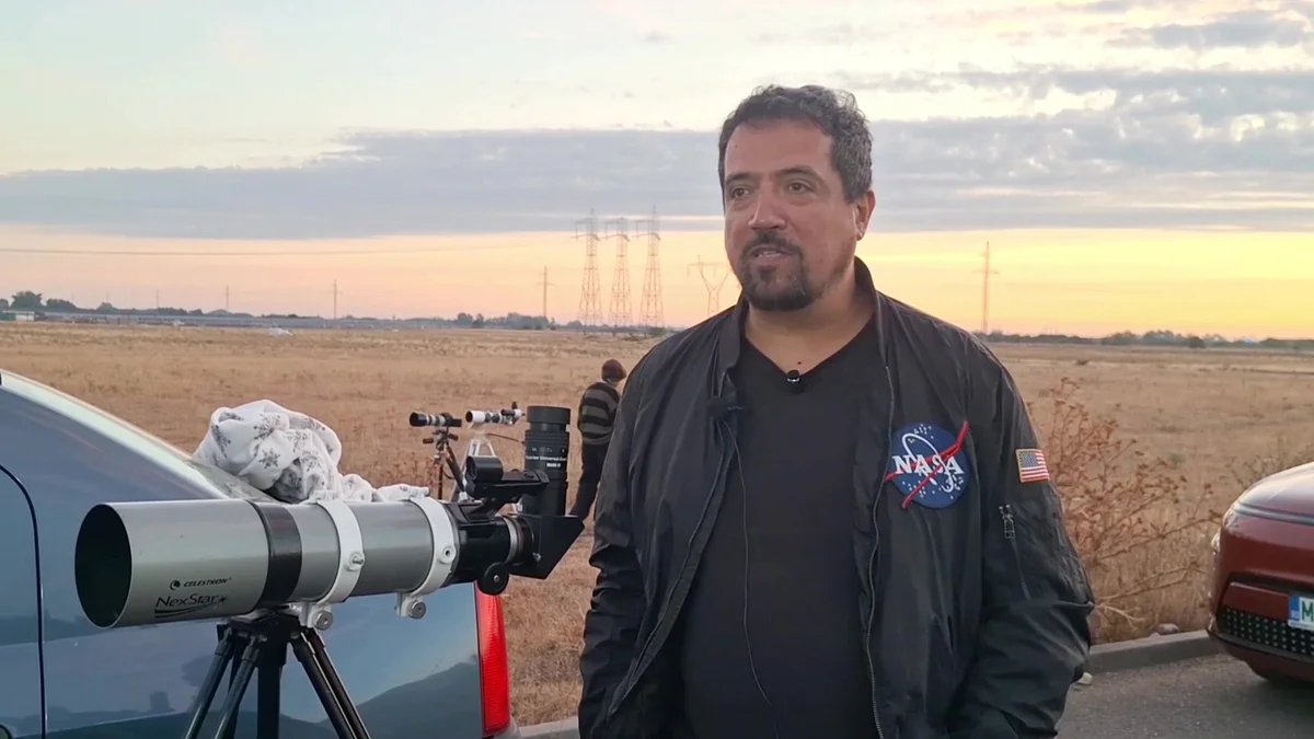 Astro Club Galaxis Arad a urmărit eclipsa parțială de Lună