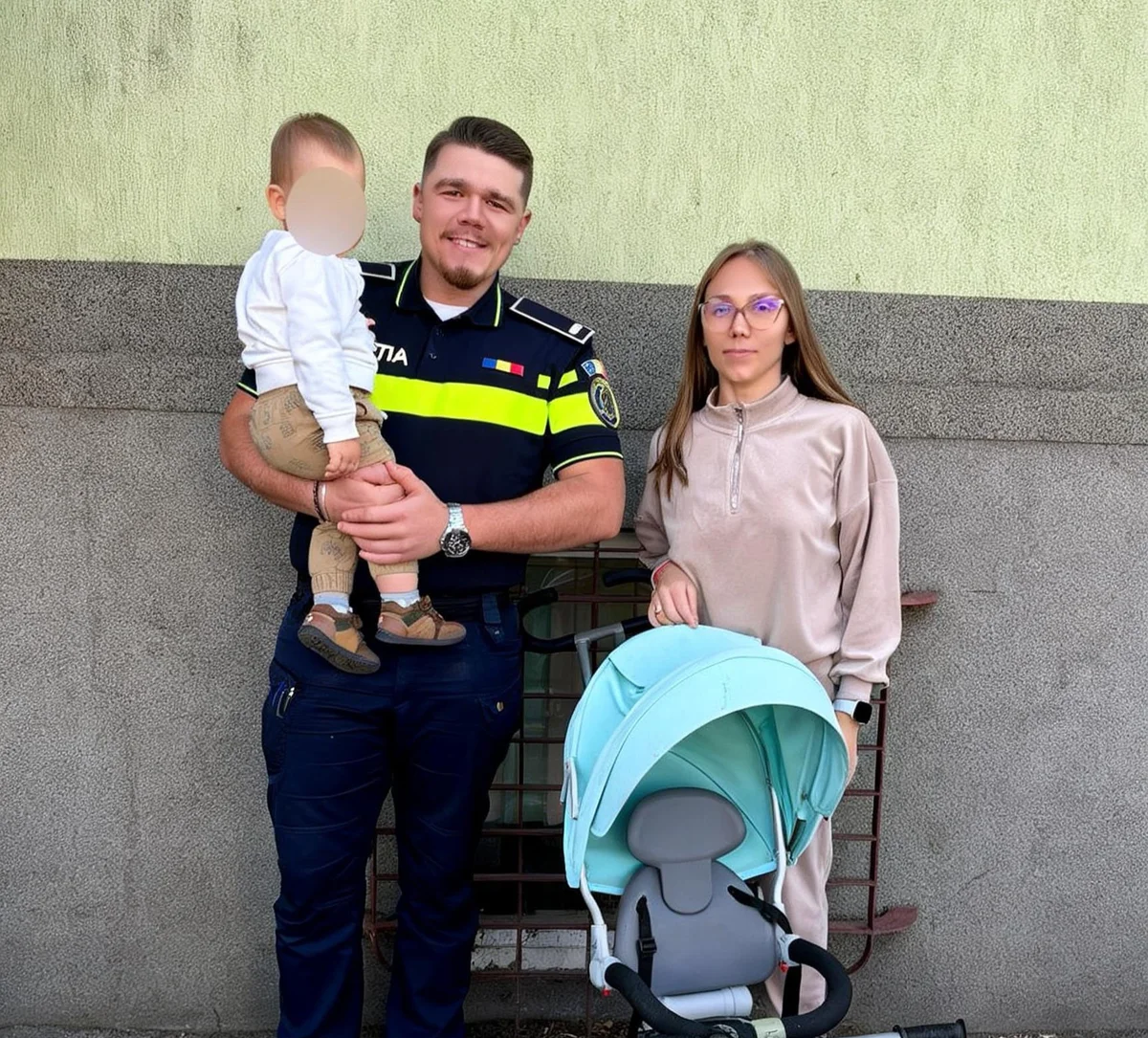 Un polițist din Vinga a recuperat în timpul liber un cărucior